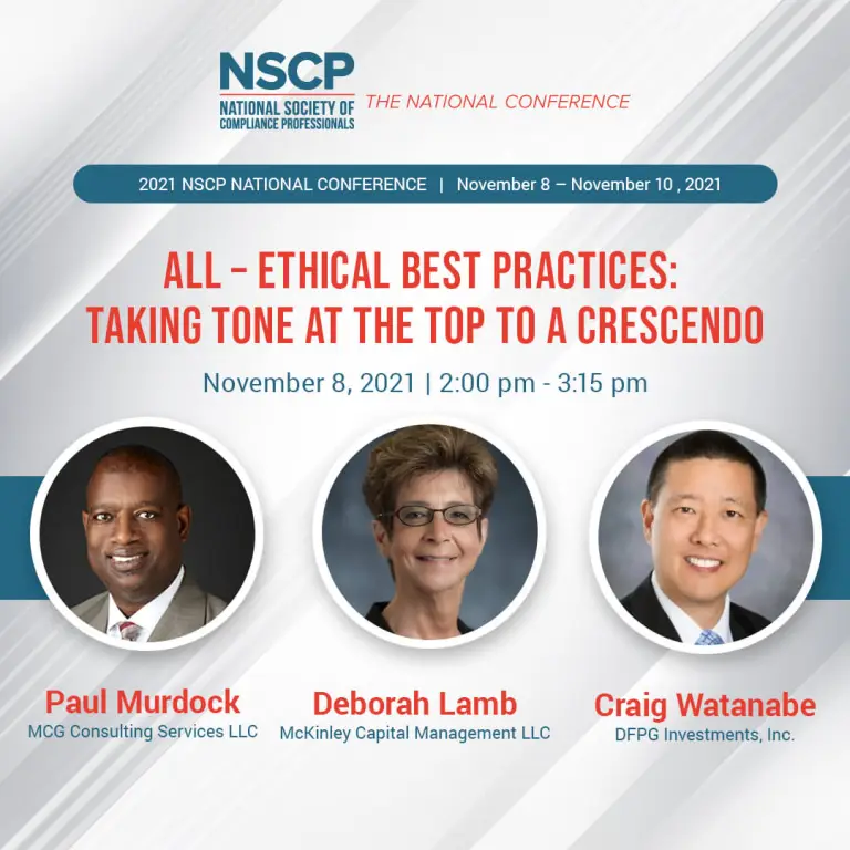 NSCP Conference Panel: ALL – Ethical Best Practices