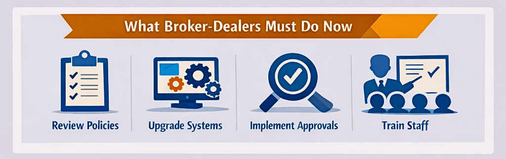 MCG CONSULTING FINRA RULE 3220 BROKER DEALER ACTIONS