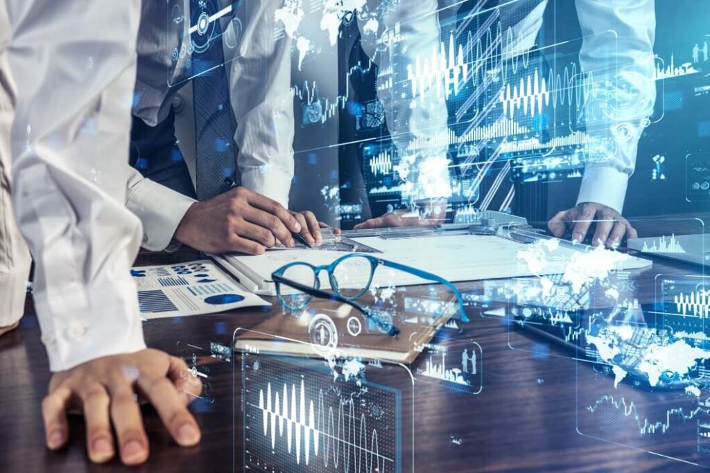 Financial Services Team, Reviewing graphs